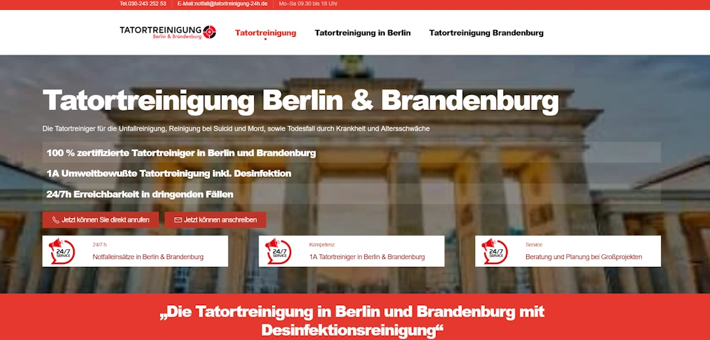 Tatortreinigung Berlin