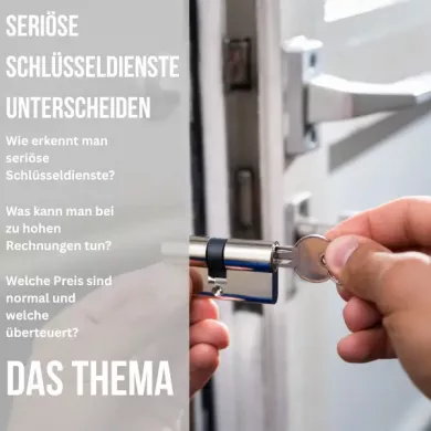 Schlüsseldienst - Das Thema für sich.